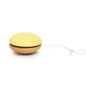 wooden yoyo yellow