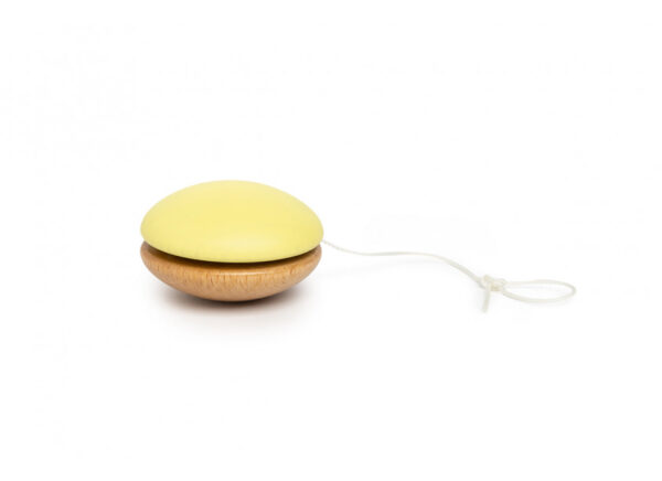 wooden yoyo yellow