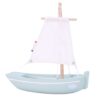 wooden boat toy le misainier water green