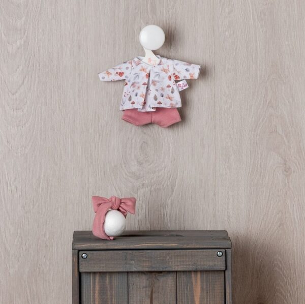 baby doll snail shirt short pants and pink headband