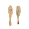 baby hair brush heart