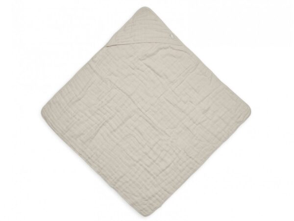 bath cape wrinkled cotton nougat