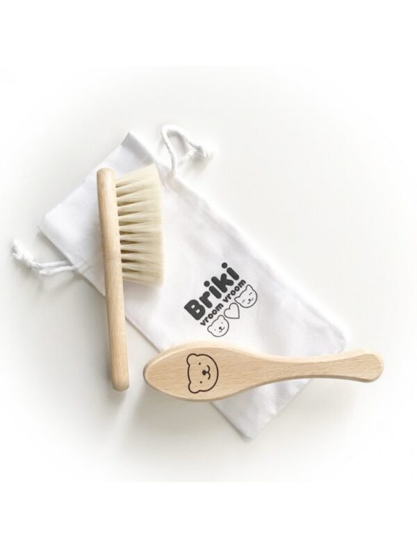 baby hair brush bear