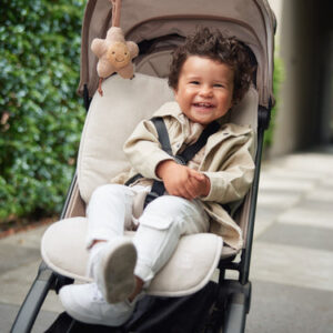 buggy stroller seat liner terry nougat