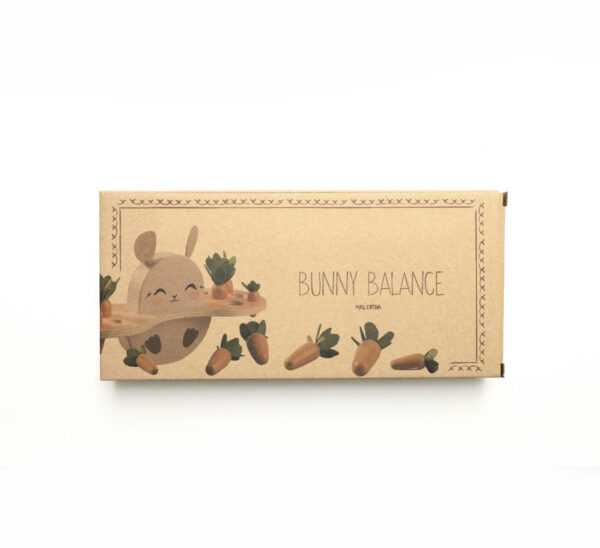 bunny balance wood puzzle