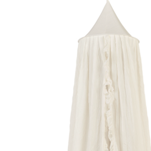 canopy vintage ruffle ivory