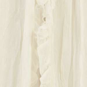 canopy vintage ruffle ivory