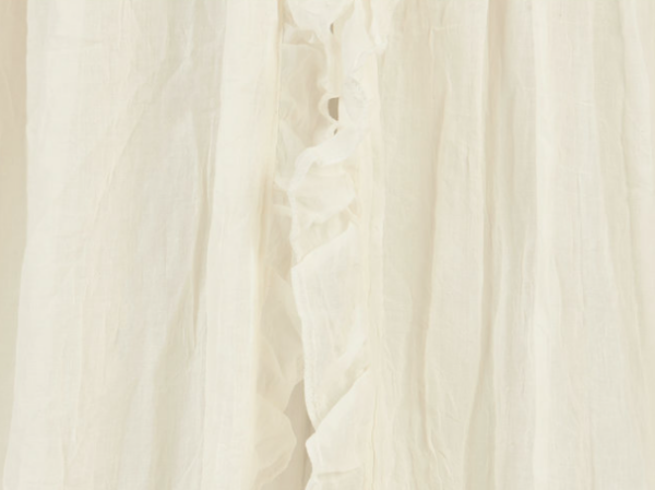 canopy vintage ruffle ivory