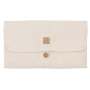 changing pad with storage pockets twill natural