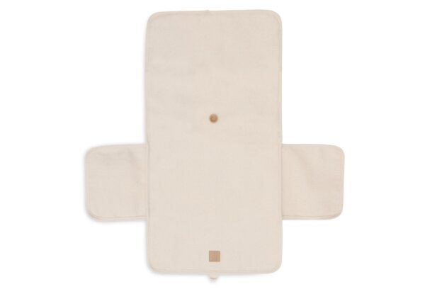changing pad with storage pockets twill natural