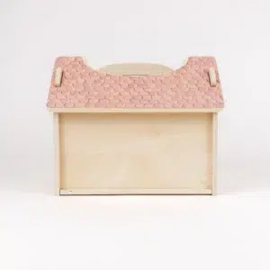 doll house with bears