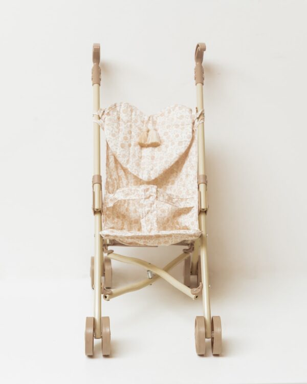 doll stroller toy bouquet silhouette