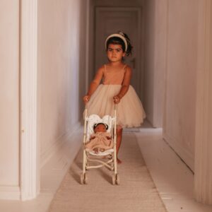 doll stroller toy flower buds