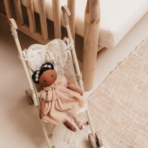 doll stroller toy flower buds