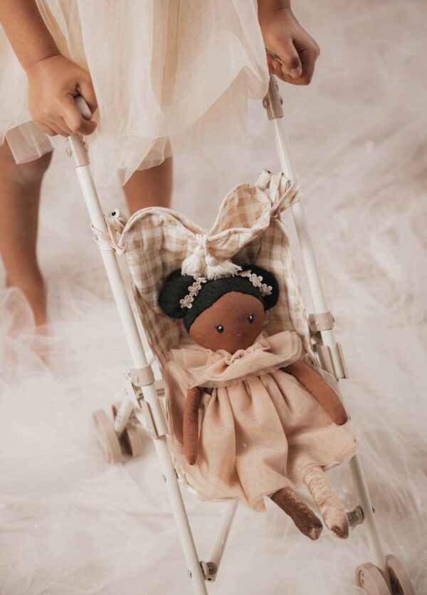 doll stroller toy soft squares