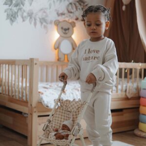 doll stroller toy soft squares
