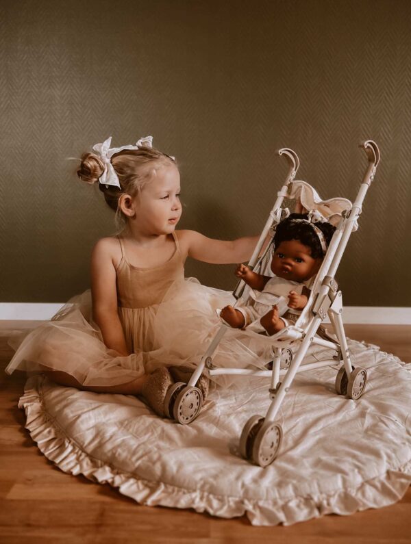doll stroller toy bouquet silhouette