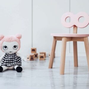 double o chair blush pink
