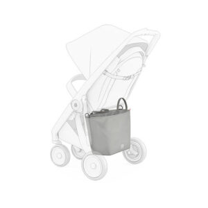 eco shopping bag for stroller grey