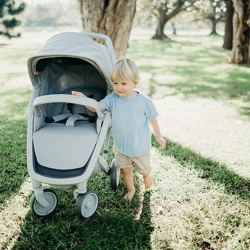 eco stroller classic grey and grey