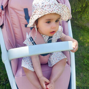 eco stroller classic grey and blossom