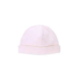 ellies beanie organic cotton peony pink