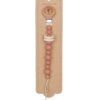 eva pacifier clip blush