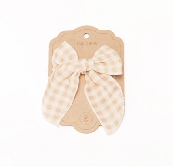 fable bow clip soft squares