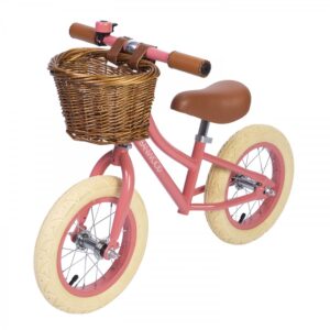 first go balance bike 12” coral
