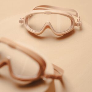 kids swimming goggles soft grey