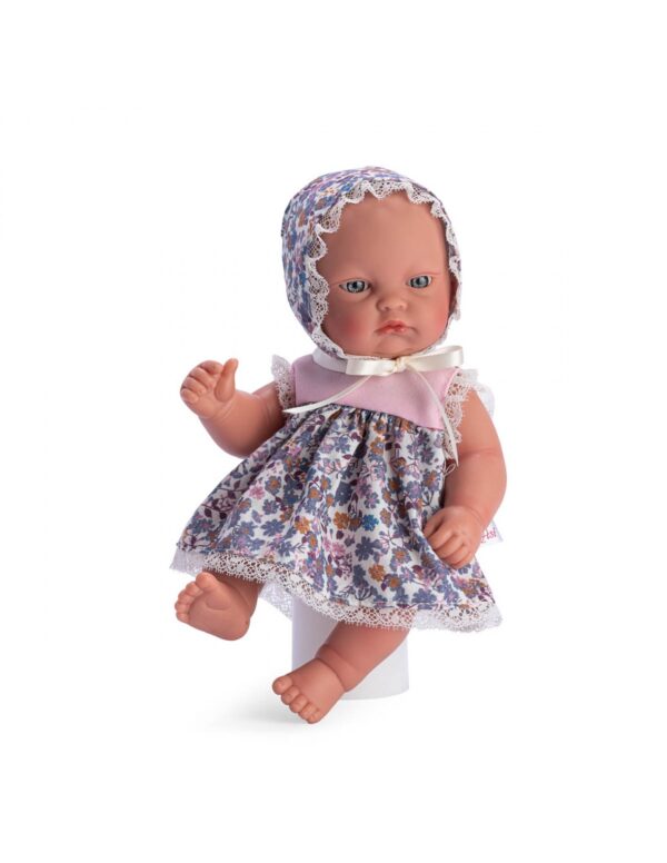 gordi doll blue flowers with pink front 28cm