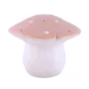 lamp mushroom medium vintage pink