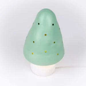 lamp small mushroom almond