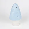 lamp small mushroom blue