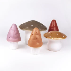 lamp small mushroom lila