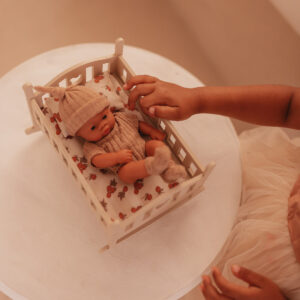 lupitas julie doll 20cm raspberry bunchs