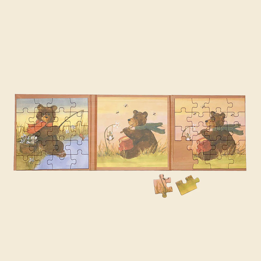 magnetic puzzle teddy bear