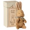 maileg my first bunny toy in box light blue