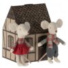 maileg winter mice twins little brother and sister