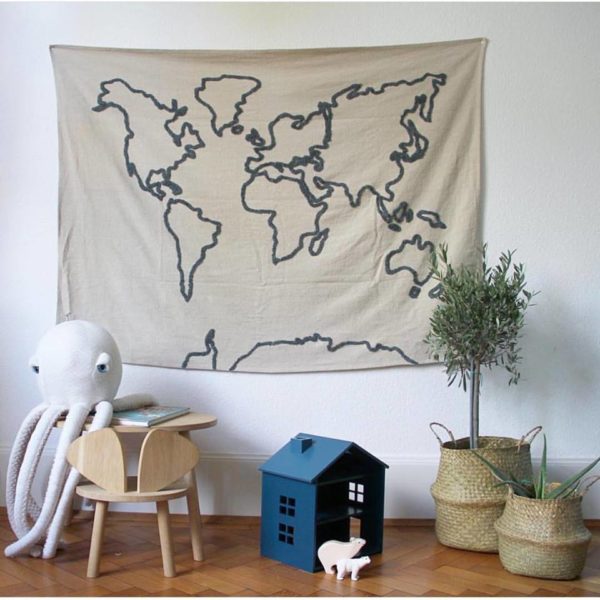 Wall Hanging Canvas Map - Image 2