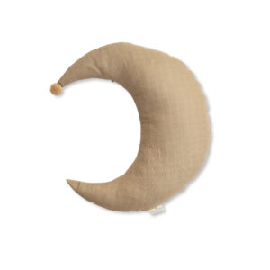 moon cushion large camel