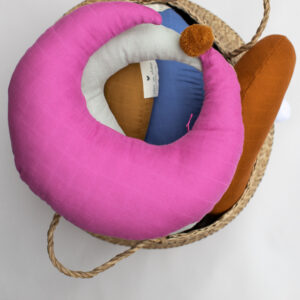 moon cushion large pink pop