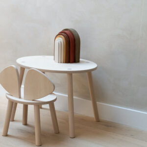 nofred mouse chair and table set natural birch