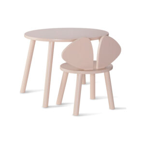 nofred mouse chair and table set rosa