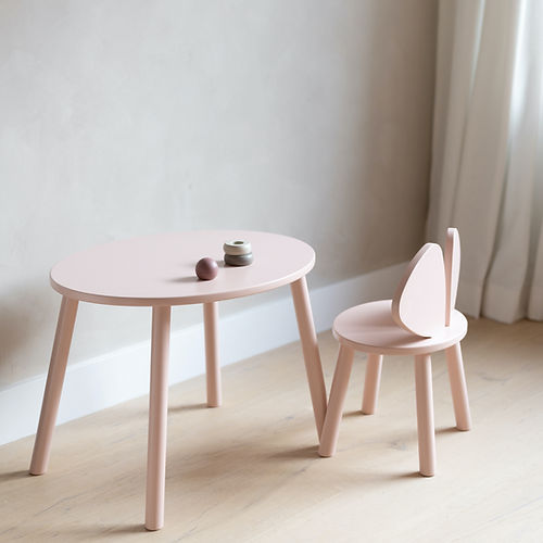 nofred mouse chair and table set rosa