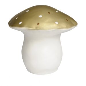 mushroom lamp large gold