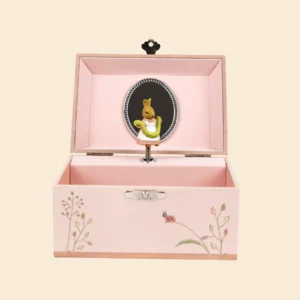 musical jewelry box rabbit & ladybug
