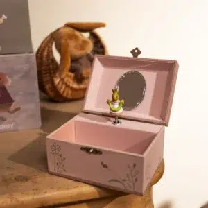 musical jewelry box rabbit & ladybug