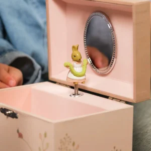 musical jewelry box rabbit & ladybug