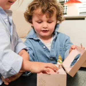 musical jewelry box rabbit & ladybug